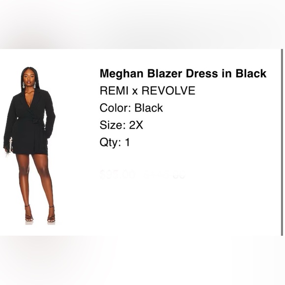 Remi x Revolve Blazer Dress - Picture 6 of 6